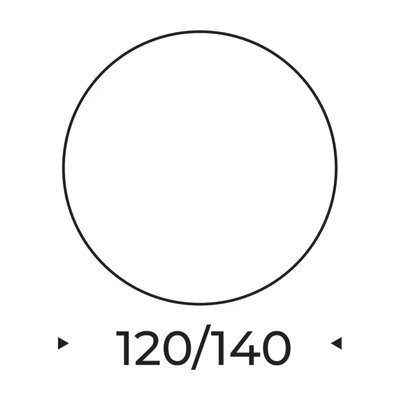 Tiffany étkezőasztal – fix változat méretei