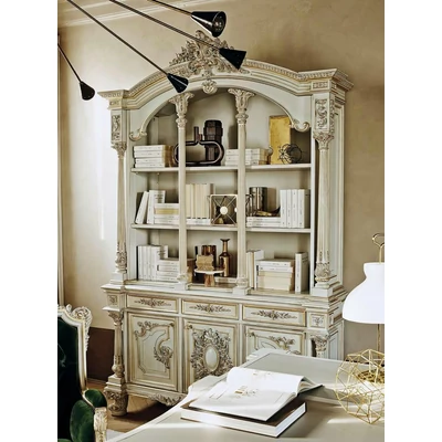 Giove 3-doors Bookcase with 3 drawers