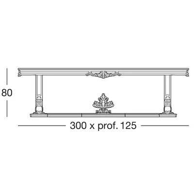 Talia Dining table 300x125 cm