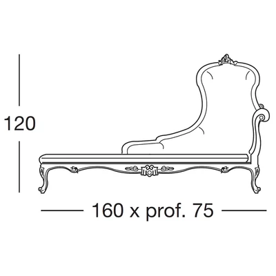 Dormeuse Double sofa (right sided)