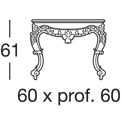 Plutone Square-shaped lamp table with crystal top