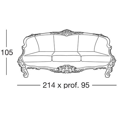 Adone Triple couch