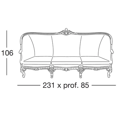 Ares Triple couch