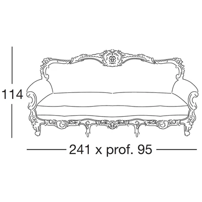 Ermes 3-személyes kanapé
