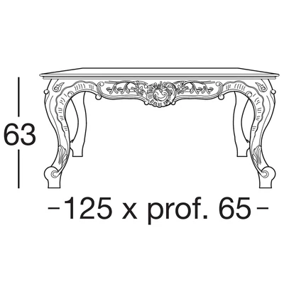 Ermes Coffee table with crystal top