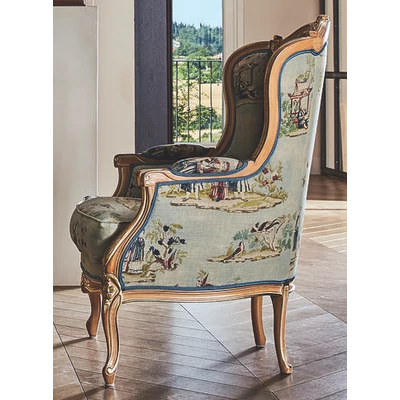 Bergère Armchair, Baroque style “bergère”