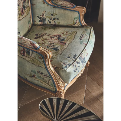 Bergère Armchair, Baroque style “bergère”