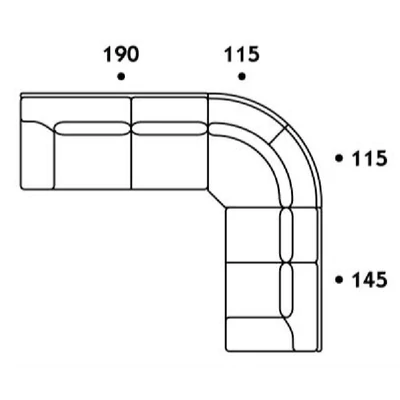 Bea Corner seating unit