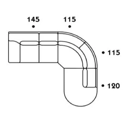 Bea Corner seating unit