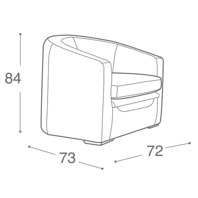 Tancredi JOLLY Armchair