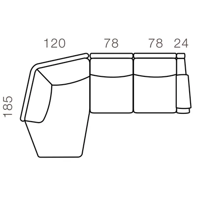 Ozio Corner seating unit