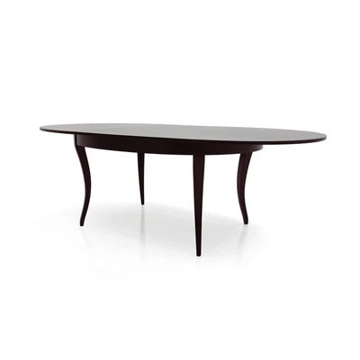 Luna oval dining table 160x110 cm (+2x40 cm extendable)