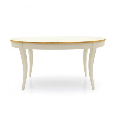 Luna oval dining table 160x110 cm (+2x40 cm extendable)