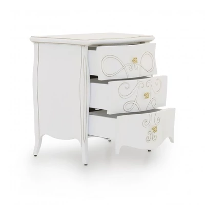 Butterfly night table with 3 drawers