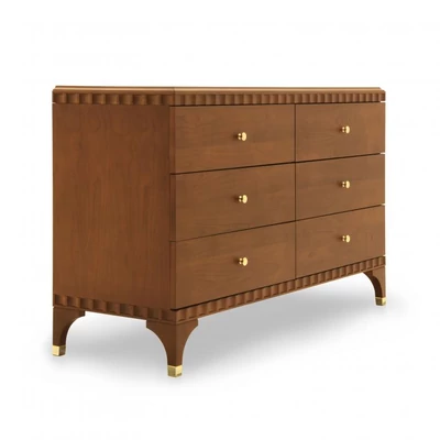 Ellipse chest of drawers with 6 drawers