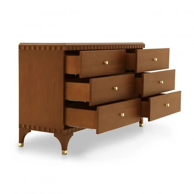 Ellipse chest of drawers with 6 drawers