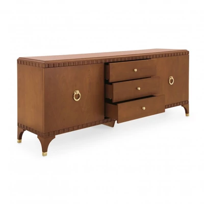 Ellipse 2-doors buffet chest of drawers with 3 drawers