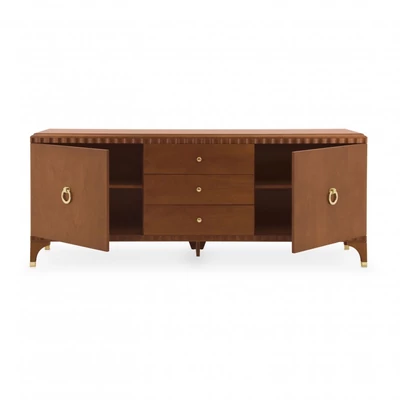 Ellipse 2-doors buffet chest of drawers with 3 drawers