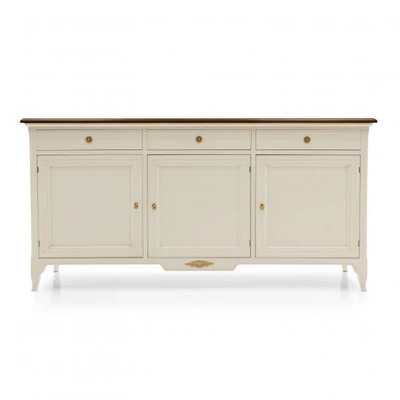 Galatea 3-doors buffet chest of drawers with 3 drawers