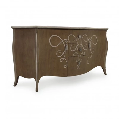 Butterfly 2-doors buffet chest of drawers with 3 drawers