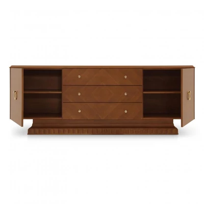 Ellipse 2-doors buffet chest of drawers with 3 drawers