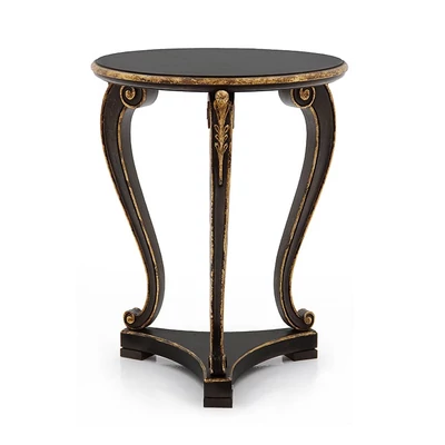Pilade round lamp table