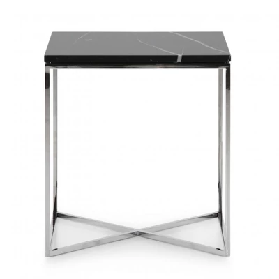 Klepsidra lamp table with marble top