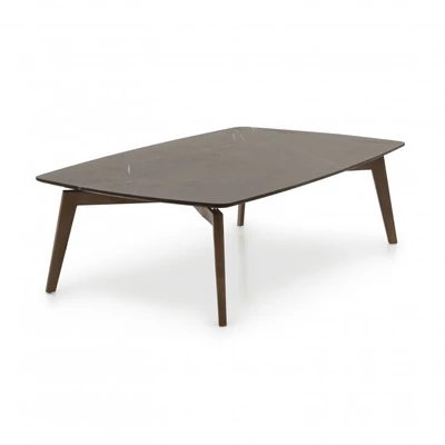 Theo coffee table with marble top