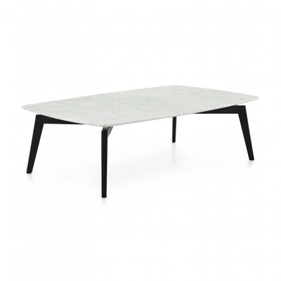 Theo coffee table with marble top