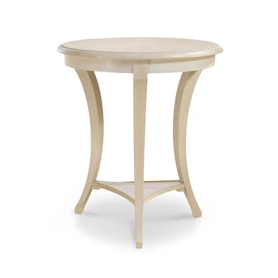 Tieste round lamp table