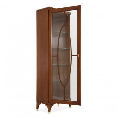 Ellipse 1-door display cabinet opening to the left