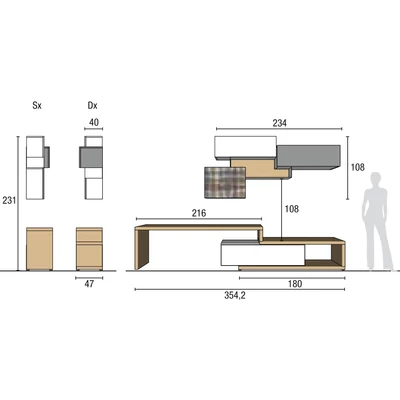 Atlante Living room cabinet - 40