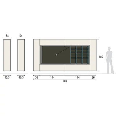 Atlante Living room cabinet - 44