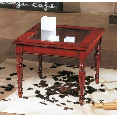 TV-Tavolini négyzet alakú dohányzóasztal 80x80 cm