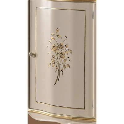 Verde 2-doors buffet chest of drawers with 4 drawers