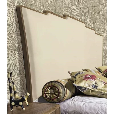 Elegance franciaágy keret, kárpitozott fejvéggel - 165 cm
