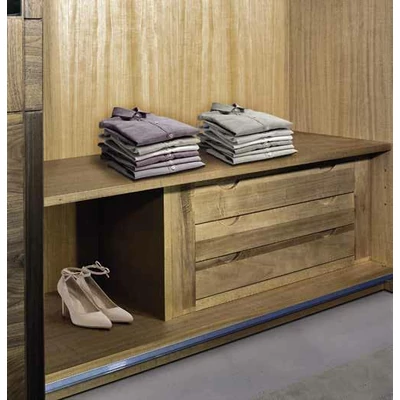 Elegance Wardrobe closet with 2 mirrored sliding doors