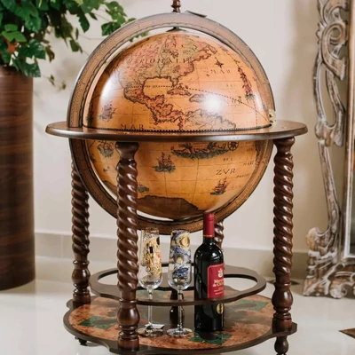 Standing Globe Drinks Cabinet – ZF Bacco