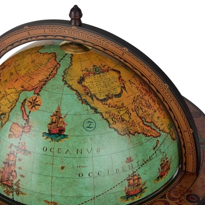 Álló italtartó földgömb - ZF Bacco Lagoon - részlet a földgömbről