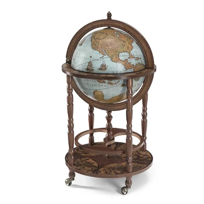 Italtartó földgömb - ZF Minerva Blue Lagoon - részlet a földgömbről