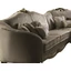 AC Donatello Day Triple couch without armrest with Cat. leather