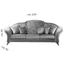 AC Melodia Day Triple couch with Cat. leather