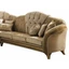 AC Melodia Day Triple couch without armrest, capitoné padded with Cat. leather