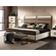 AC Poesia Double bedstead with upholstered headboard with Cat. Extra fabric, 200x200 cm