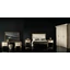 AC Diamante bedroom - gold with 180x200 cm bed with 2-doors cabinet