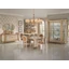 AC Melodia Day dining room - beige with 200x118 cm (+50 cm extendable) dining table