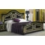 BC Serena Double bedstead - black-gold