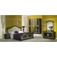 BC Serena bedroom - black-gold with 180x200 cm bed, with 6-doors cabinet