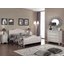 BL Asia Unico bedroom - grey with 165x195 cm bed, without cabinet
