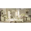 Leonardo bedroom - beige with 160x200 cm bed, and 4-doors cabinet